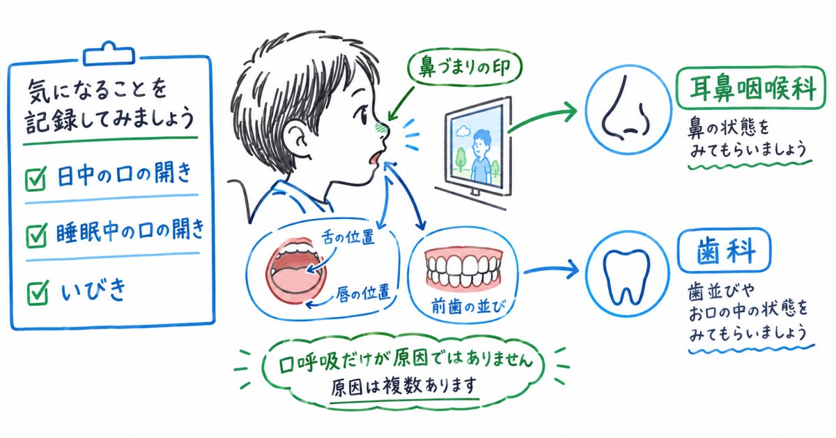 小学生の口呼吸と前歯の並びは関係する？鼻づまりも気になる親へ